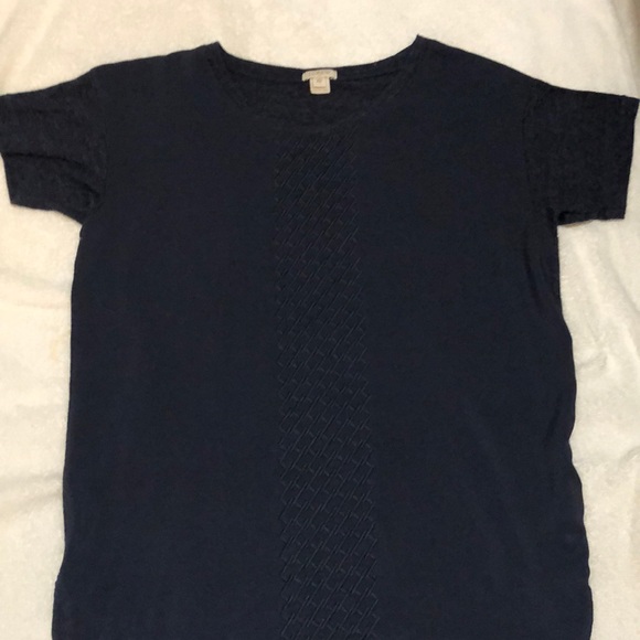 Jcrew stitch blue top - Picture 1 of 1